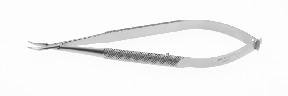 Needle Holder with Curved Jaws