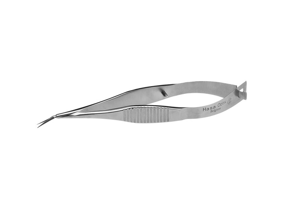 Vannas Scissors Angled Sharp Pointed Tips, Tip To Pivot Length 9.0mm