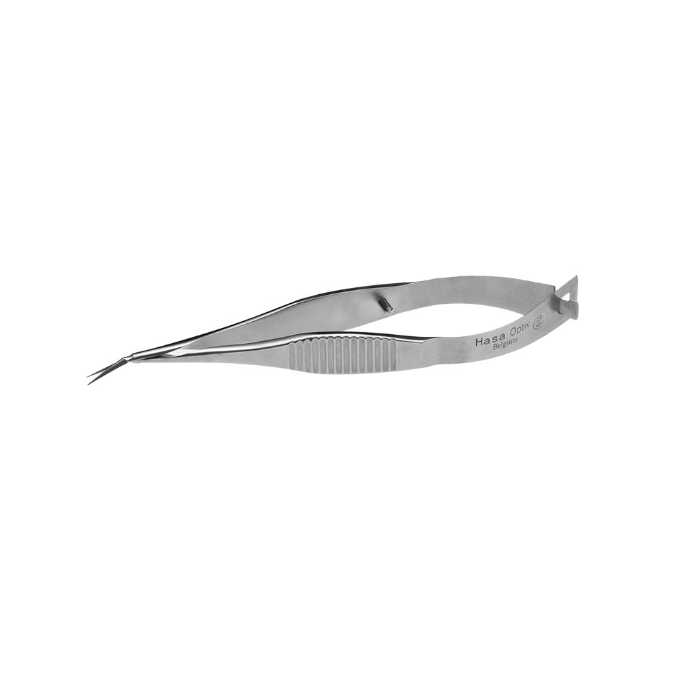 Vannas Scissors Angled Sharp Pointed Tips, Tip To Pivot Length 9.0mm