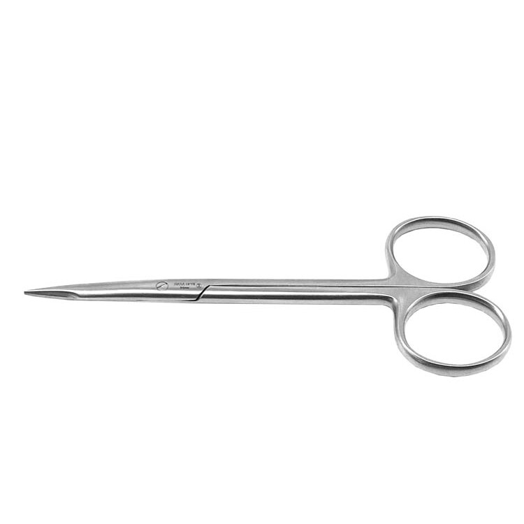 Tenotomy Scissors Short Blades, Blunt Tips, 22mm From Tip To Pivot, 105mm, Straight